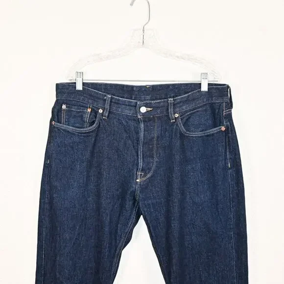 Buck Mason Ford Standard 14oz Double Dip Denim Jeans indigo 36x34 (36x32 fit)